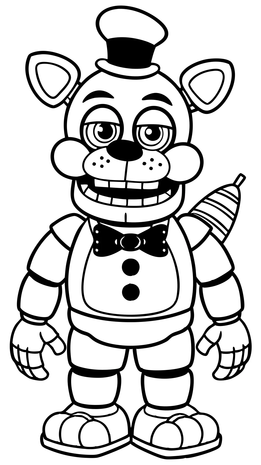 free five nights at freddy’s coloring pages